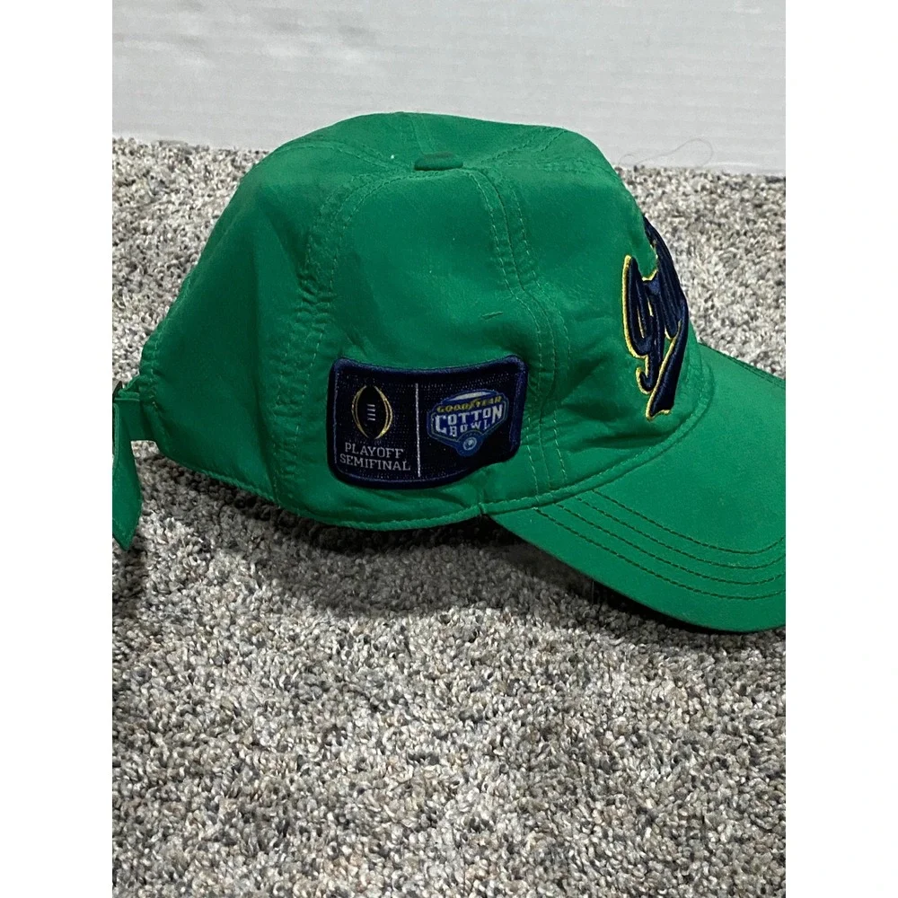 Hat Under Armour Womens Green Good Cotton Bowl Playoff Semifinal Notre Dame OSFA
